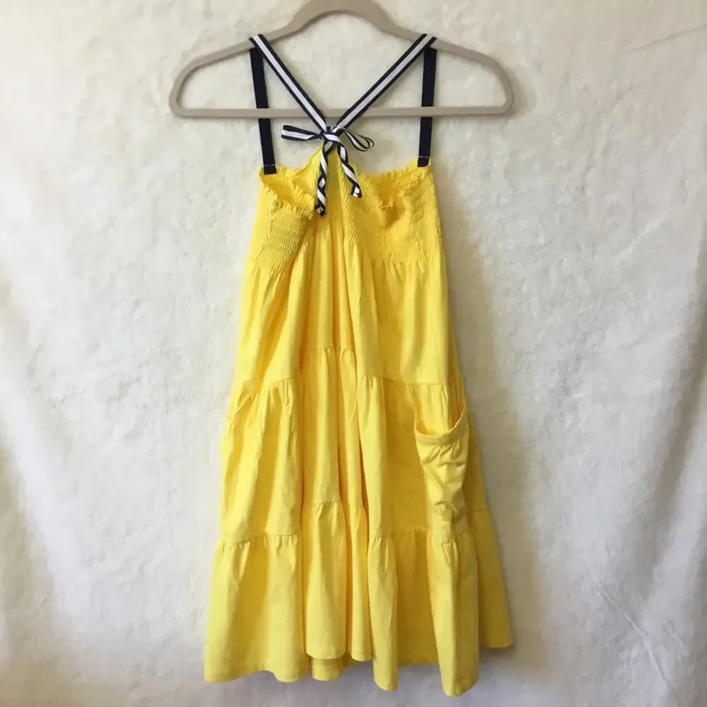Ralph Lauren Girl Yellow Adorable Summer Dress
